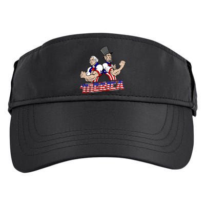 Washington And Lincoln 'Merica Adult Drive Performance Visor