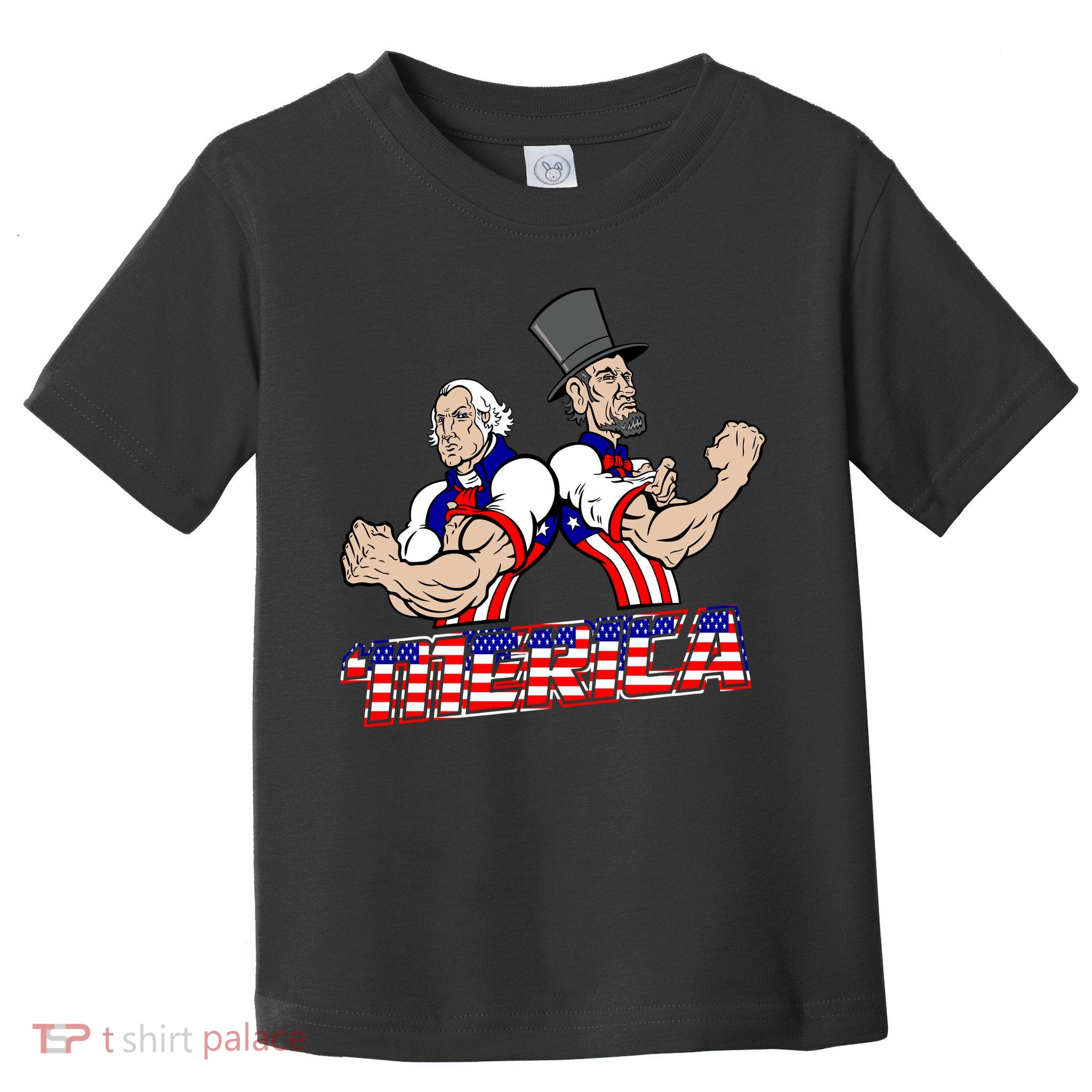 Washington And Lincoln 'Merica Toddler T-Shirt