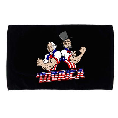 Washington And Lincoln 'Merica Microfiber Hand Towel