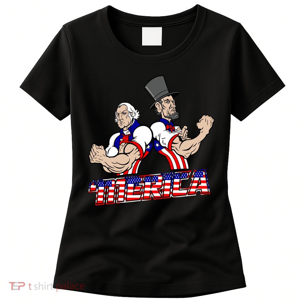 Washington And Lincoln 'Merica Women's T-Shirt