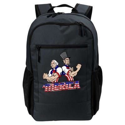 Washington And Lincoln 'Merica Daily Commute Backpack