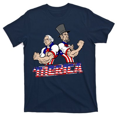 Washington And Lincoln 'Merica T-Shirt