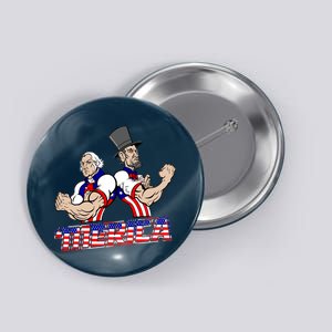 Washington And Lincoln 'Merica Button