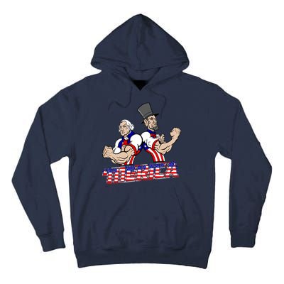 Washington And Lincoln 'Merica Tall Hoodie