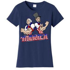 Washington And Lincoln 'Merica Women's T-Shirt