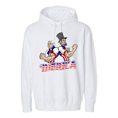 Washington And Lincoln 'Merica Garment-Dyed Fleece Hoodie