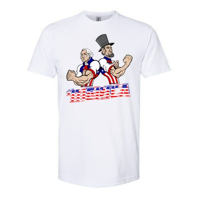 Washington And Lincoln 'Merica Softstyle CVC T-Shirt