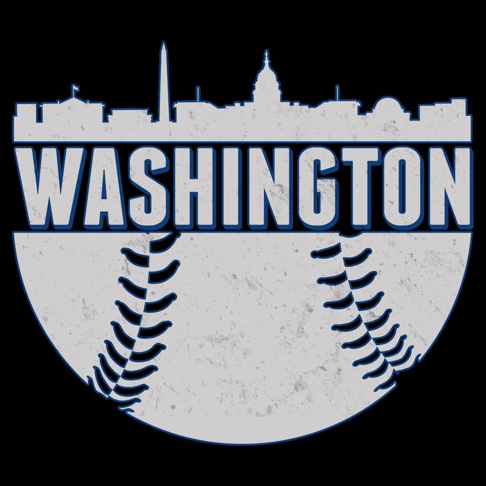 Washington Baseball Vintage Cooling Performance Crew T-Shirt