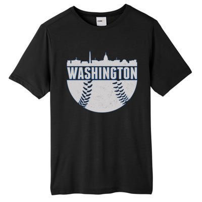 Washington Baseball Vintage Tall Fusion ChromaSoft Performance T-Shirt