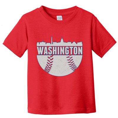 Washington Baseball Vintage Toddler T-Shirt