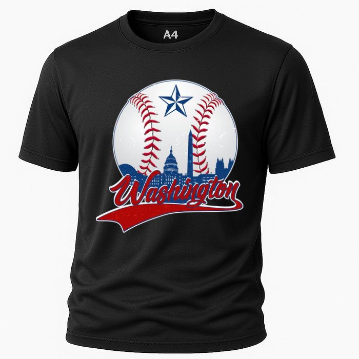 Washington Baseball Vintage Style Fan Performance Shirt