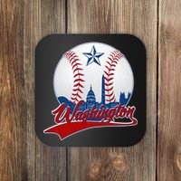 Washington Baseball Vintage Style Fan Coaster