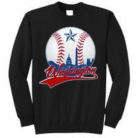 Washington Baseball Vintage Style Fan Tall Sweatshirt