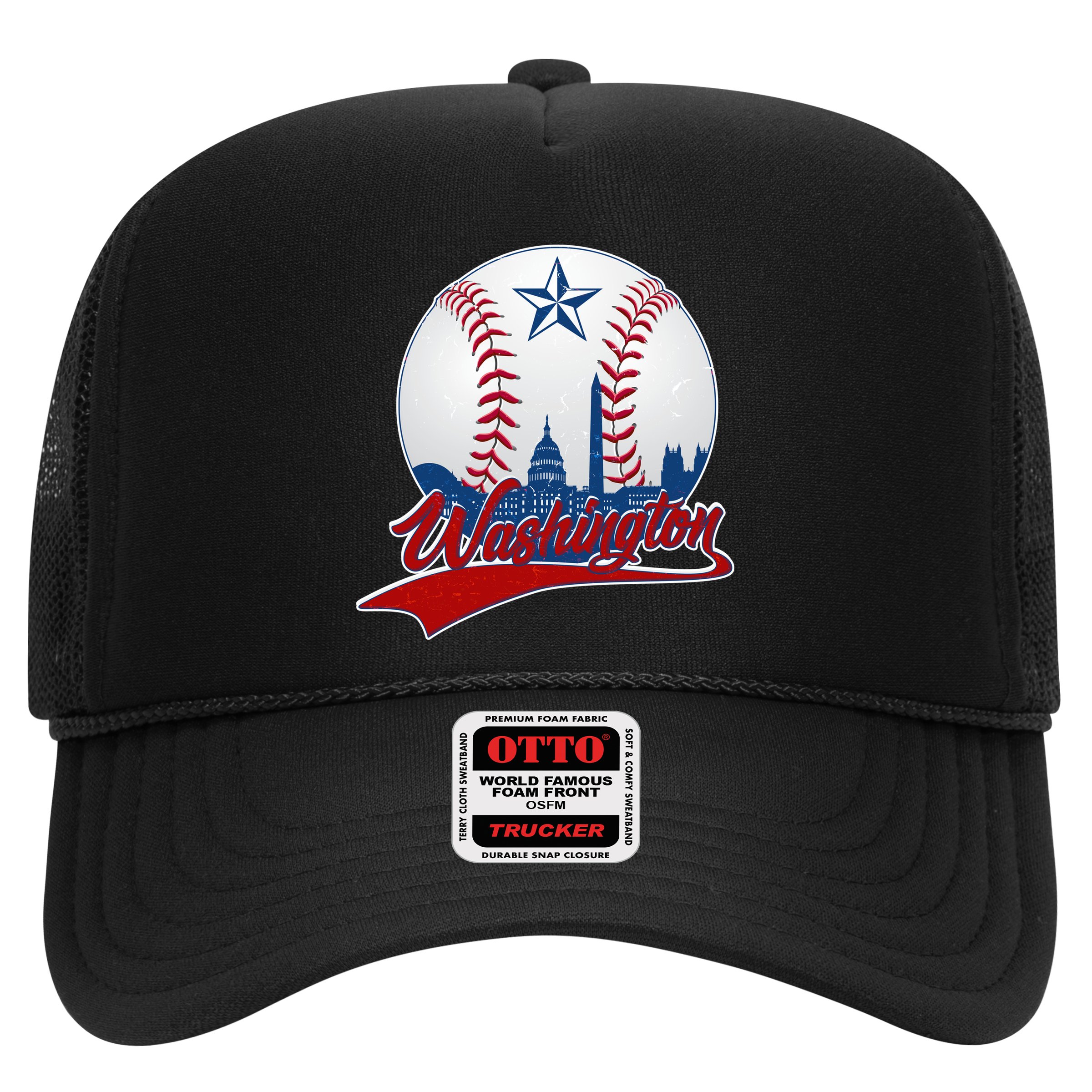 Washington Baseball Vintage Style Fan Hat