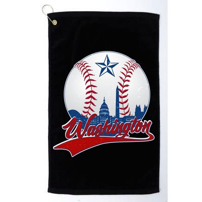 Washington Baseball Vintage Style Fan Golf Towel