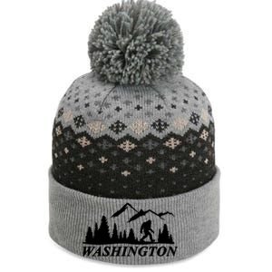 Washington Big Foot Mountain The Baniff Cuffed Pom Beanie