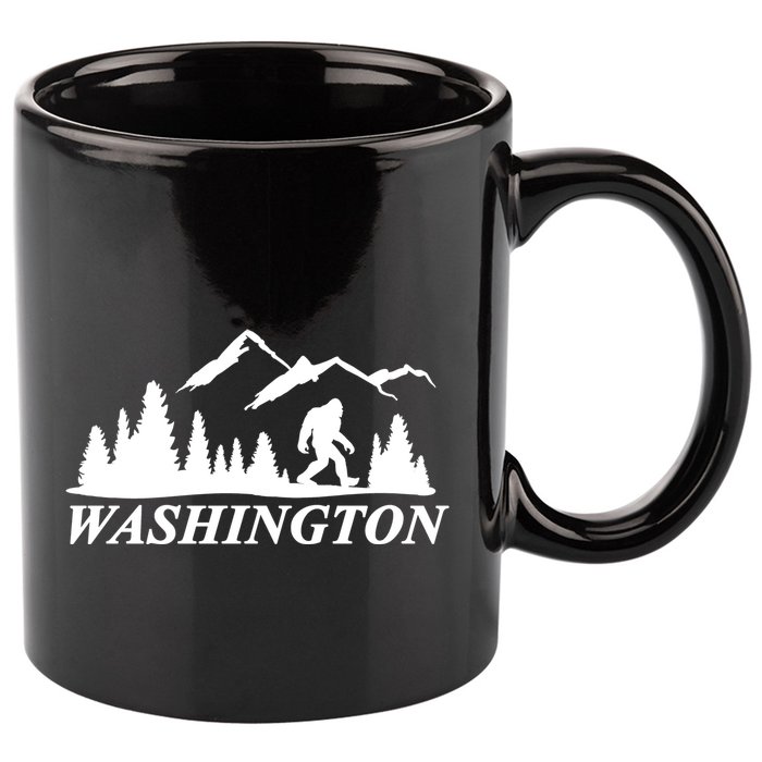 Washington Big Foot Mountain 11oz C Handle Ceramic Mug
