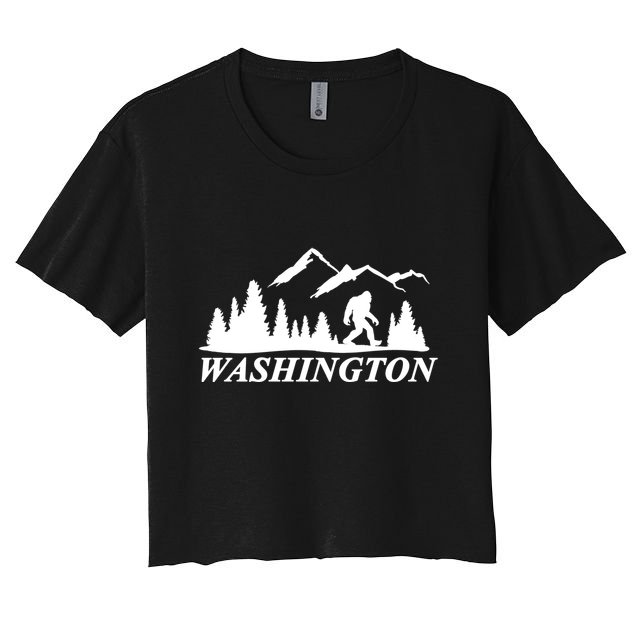 Washington Big Foot Mountain Crop Top