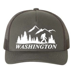 Washington Big Foot Mountain Yupoong Adult 5-Panel Trucker Hat