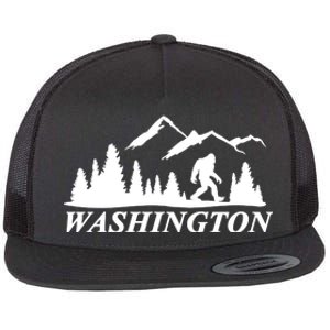 Washington Big Foot Mountain Flat Bill Trucker Hat