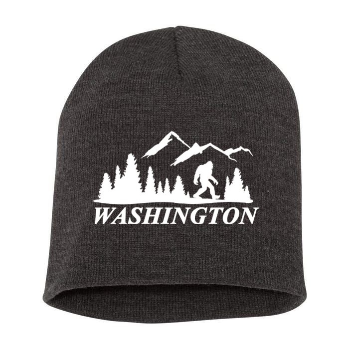 Washington Big Foot Mountain Short Acrylic Beanie