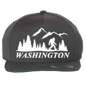 Washington Big Foot Mountain Wool Snapback Cap