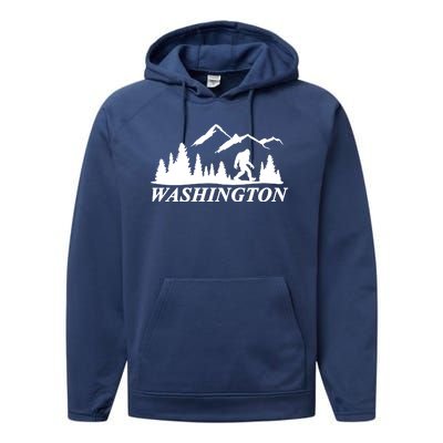 Washington Big Foot Mountain Performance Fleece Hoodie