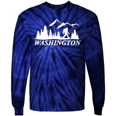 Washington Big Foot Mountain Tie-Dye Long Sleeve Shirt