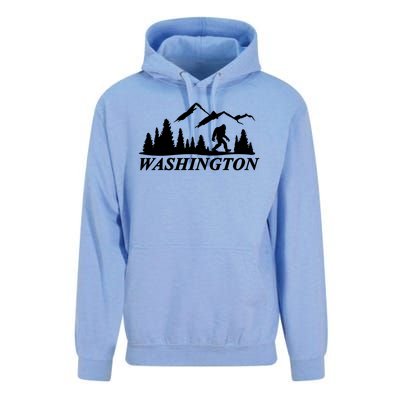 Washington Big Foot Mountain Unisex Surf Hoodie