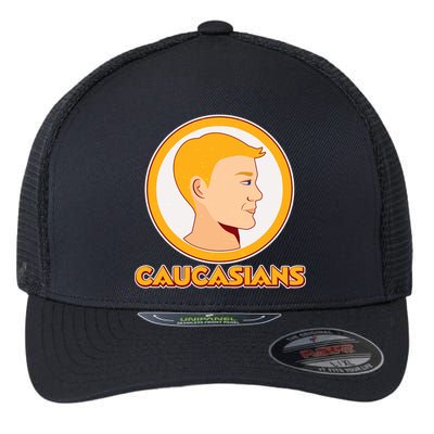 Washington Caucasians Football Logo Flexfit Unipanel Trucker Cap