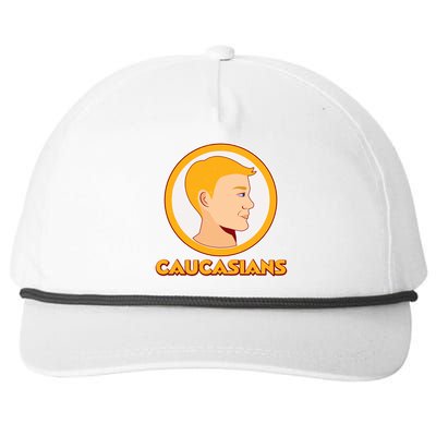 Washington Caucasians Football Logo Snapback Five-Panel Rope Hat