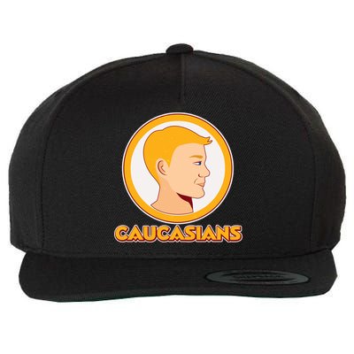 Washington Caucasians Football Logo Wool Snapback Cap