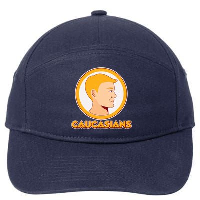 Washington Caucasians Football Logo 7-Panel Snapback Hat