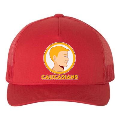 Washington Caucasians Football Logo Yupoong Adult 5-Panel Trucker Hat