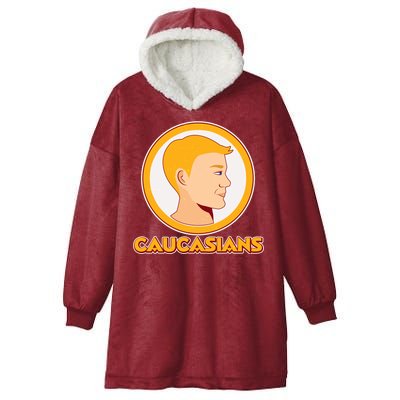 Washington Caucasians Football Logo Hooded Wearable Blanket