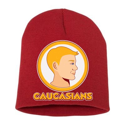 Washington Caucasians Football Logo Short Acrylic Beanie