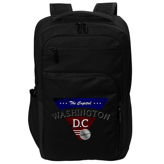 Washington D.C Land of the Free Logo Impact Tech Backpack