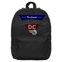 Washington D.C Land of the Free Logo 16 in Basic Backpack