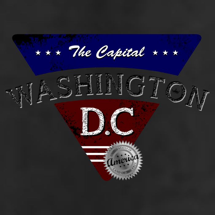 Washington D.C Land of the Free Logo 25L Jumbo Tote