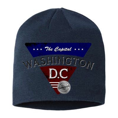 Washington D.C Land of the Free Logo Sustainable Beanie