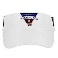 Washington D.C Land of the Free Logo Adult Drive Performance Visor