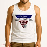 Washington D.C Land of the Free Logo Tank Top