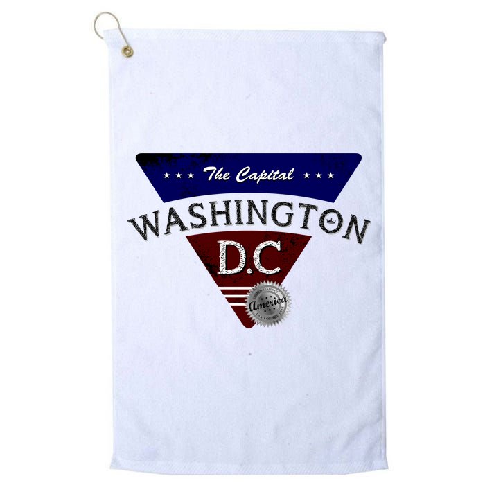 Washington D.C Land of the Free Logo Golf Towel