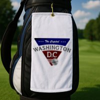 Washington D.C Land of the Free Logo Golf Towel