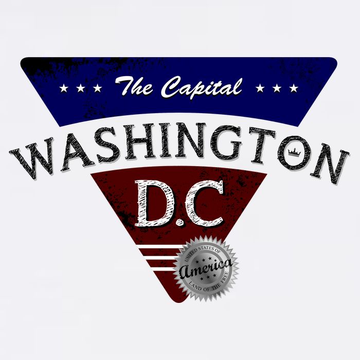 Washington D.C Land of the Free Logo Golf Towel