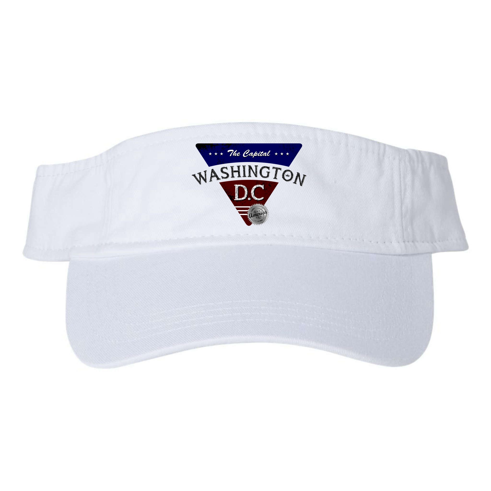 Washington D.C Land of the Free Logo Visor