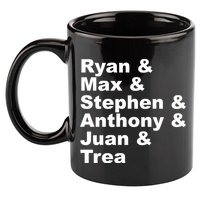 Washington DC Baseball Fan Series Players 11oz C Handle Ceramic Mug