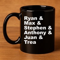 Washington DC Baseball Fan Series Players 11oz C Handle Ceramic Mug