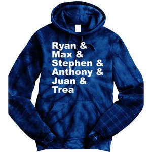 Washington DC Baseball Fan Series Players Tie Dye Hoodie