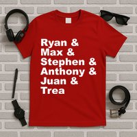 Washington DC Baseball Fan Series Players T-Shirt